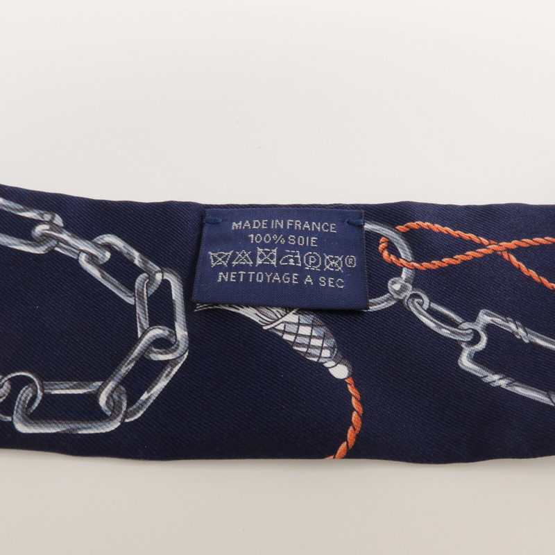 HERMES 絲質Twilly絲巾-4