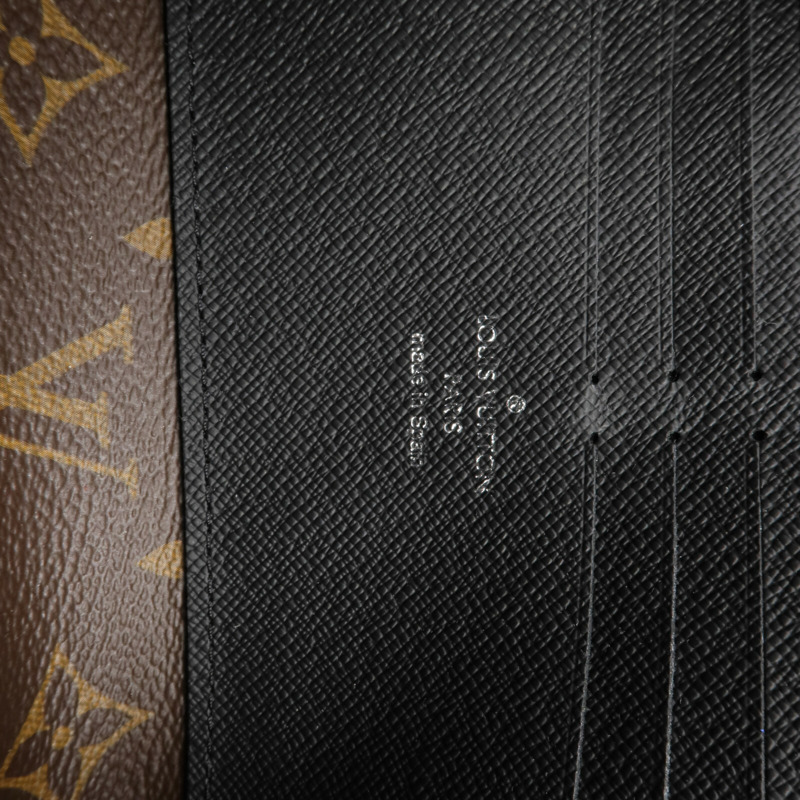 LOUIS VUITTON Monogram Macassar Zippy Dragonne銀扣長錢包-8