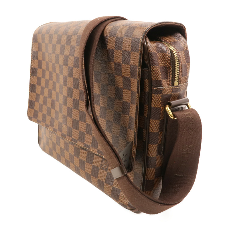 LOUIS VUITTON Damier Shelton MM金扣肩背袋-2