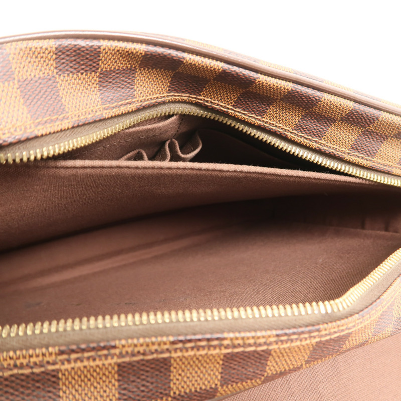 LOUIS VUITTON Damier Shelton MM金扣肩背袋-4