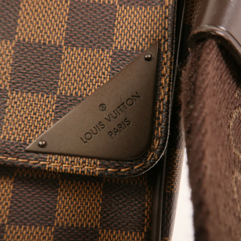 LOUIS VUITTON Damier Shelton MM金扣肩背袋-5