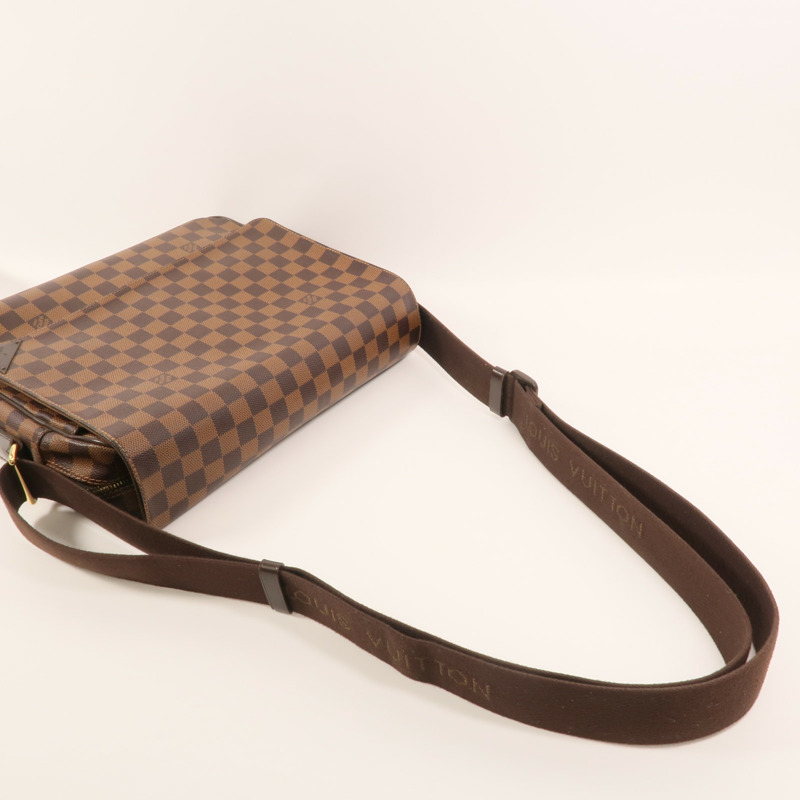 LOUIS VUITTON Damier Shelton MM金扣肩背袋-7