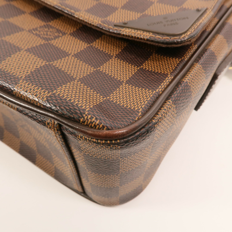 LOUIS VUITTON Damier Shelton MM金扣肩背袋-8