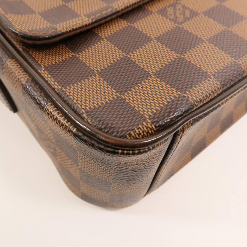 LOUIS VUITTON Damier Shelton MM金扣肩背袋-9