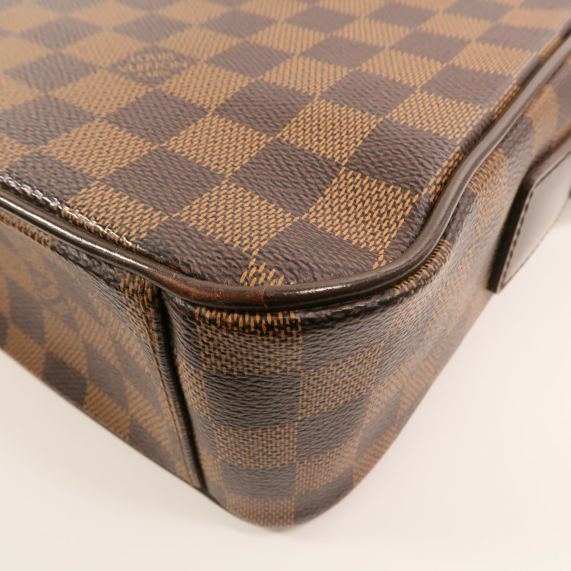 LOUIS VUITTON Damier Shelton MM金扣肩背袋-10