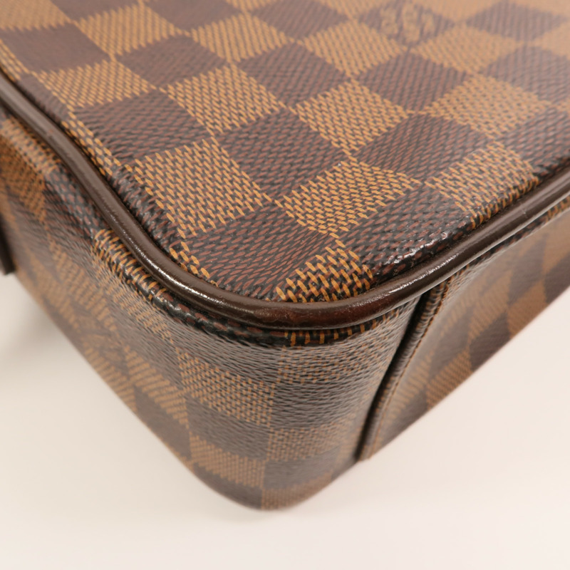 LOUIS VUITTON Damier Shelton MM金扣肩背袋-11