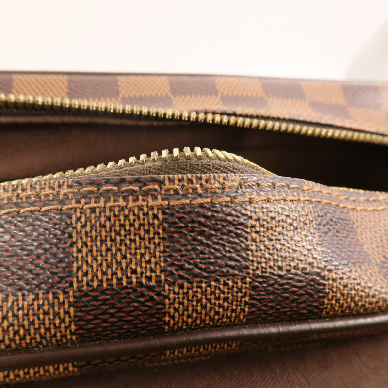 LOUIS VUITTON Damier Shelton MM金扣肩背袋-14
