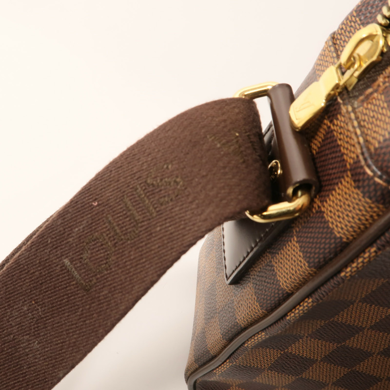 LOUIS VUITTON Damier Shelton MM金扣肩背袋-15