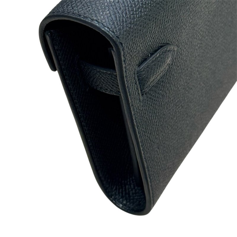 HERMES KELLY TO GO 側背包 Epsom 小牛皮 黑色 金扣-5