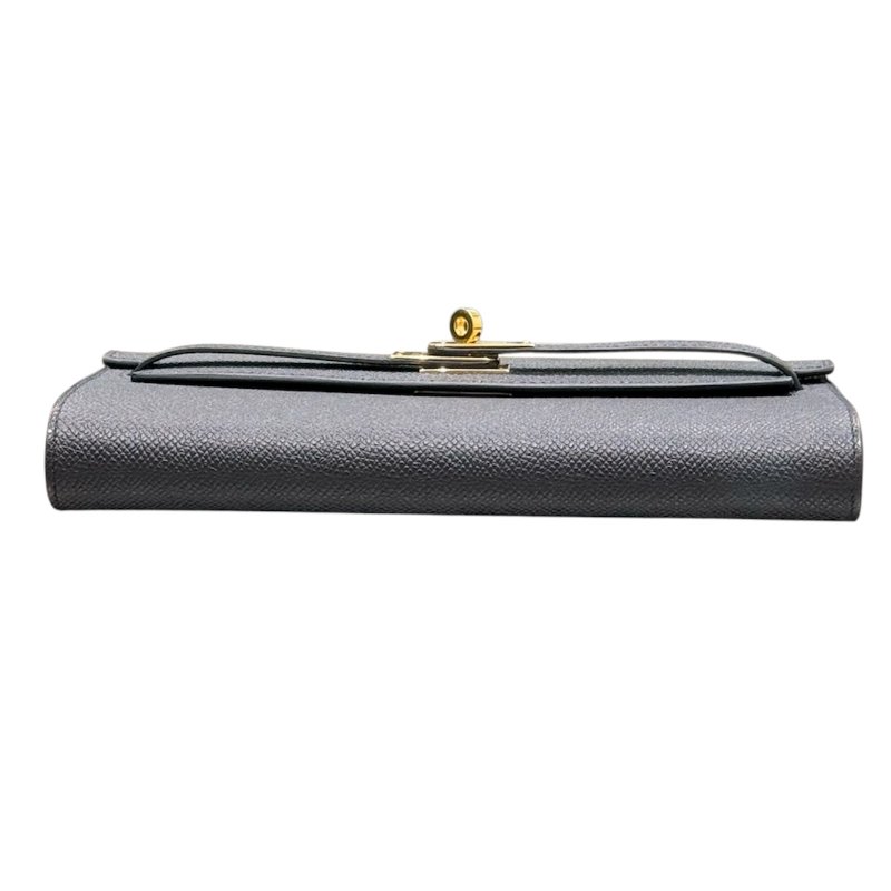 HERMES KELLY TO GO 側背包 Epsom 小牛皮 黑色 金扣-8