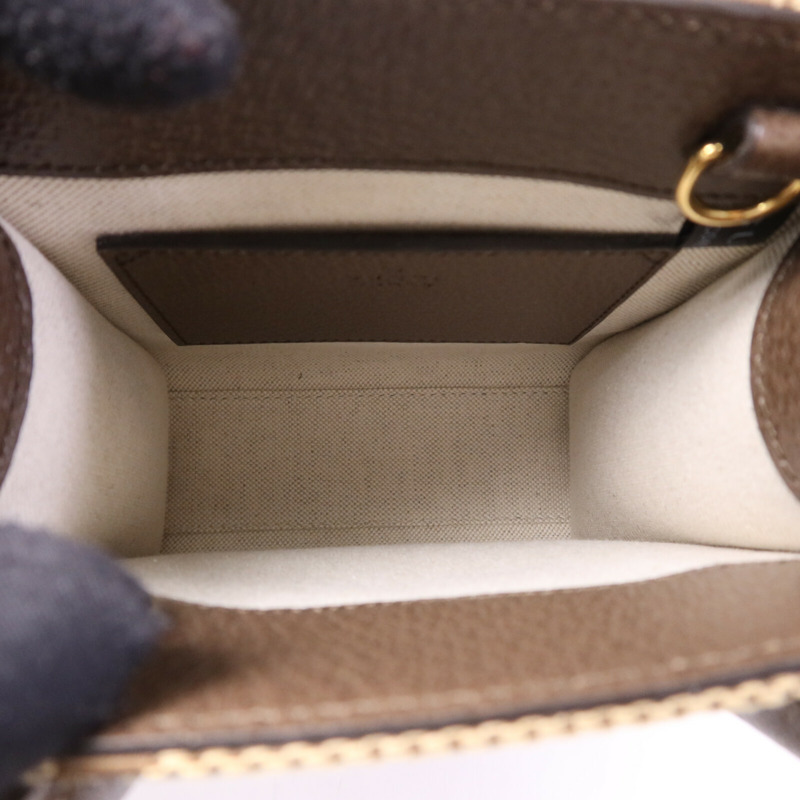 GUCCI 帆布Jumbo GG金扣手挽肩背兩用袋-4