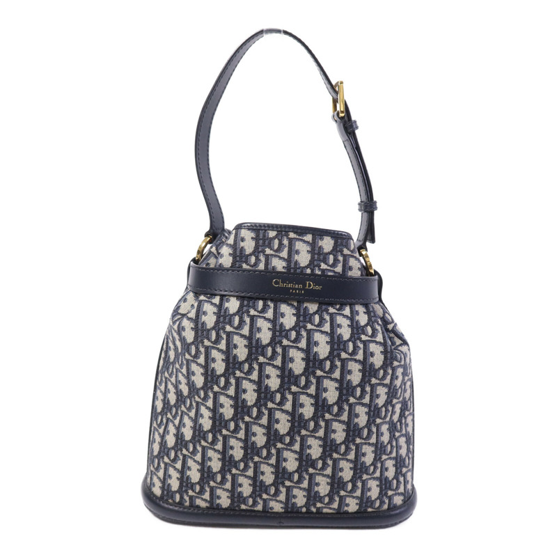 Dior 帆布Medium C'est Bag金扣手挽肩背兩用袋-1