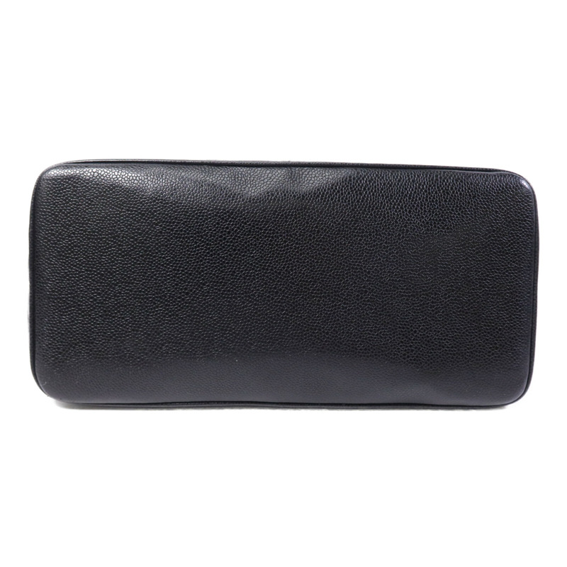 CHANEL 牛皮皮革Vintage Tote Bag金扣手挽袋-3