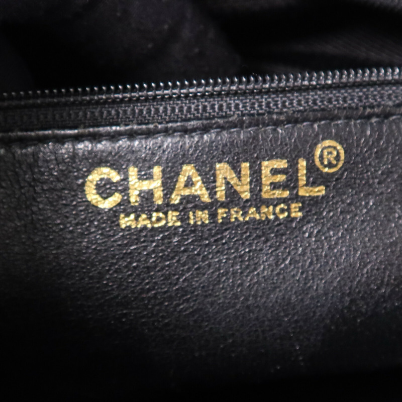 CHANEL 牛皮皮革Vintage Tote Bag金扣手挽袋-5