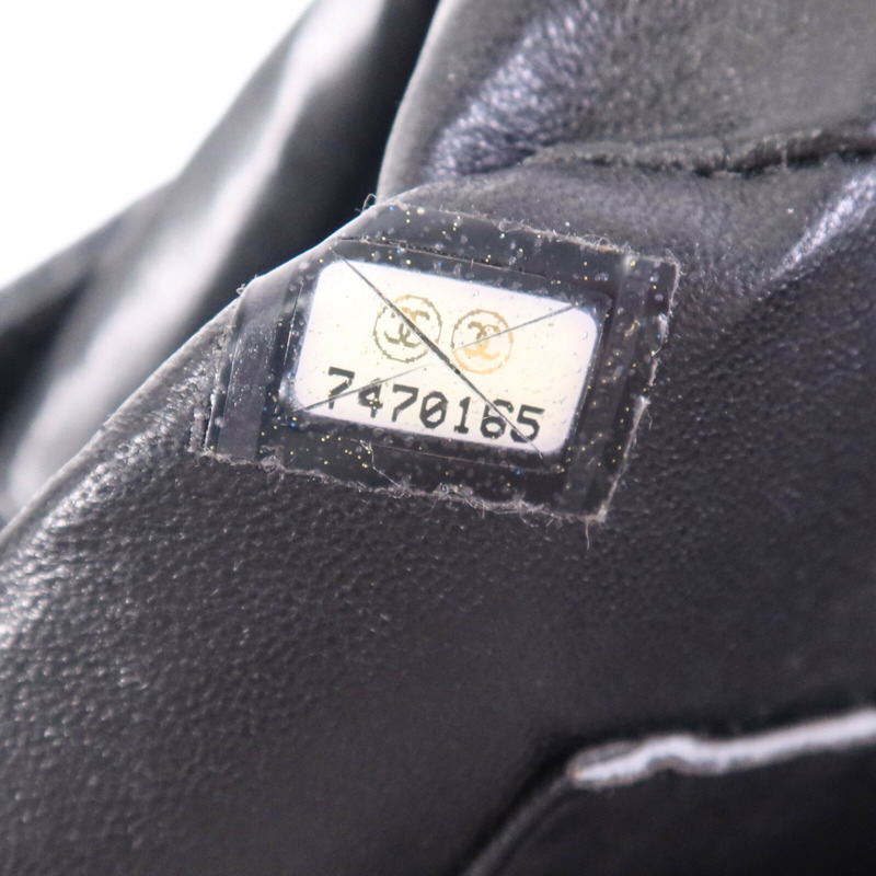 CHANEL 牛皮皮革Vintage Tote Bag金扣手挽袋-7