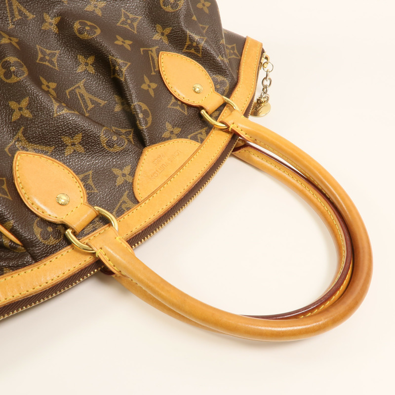 LOUIS VUITTON Monogram Tivoli PM金扣手挽袋-8