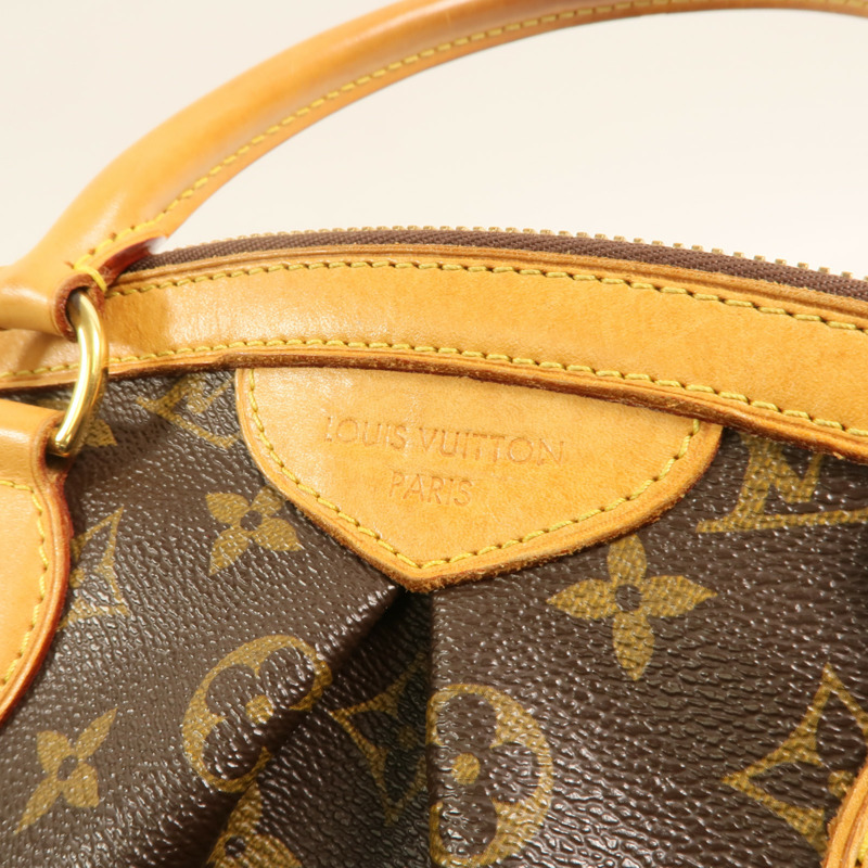 LOUIS VUITTON Monogram Tivoli PM金扣手挽袋-9