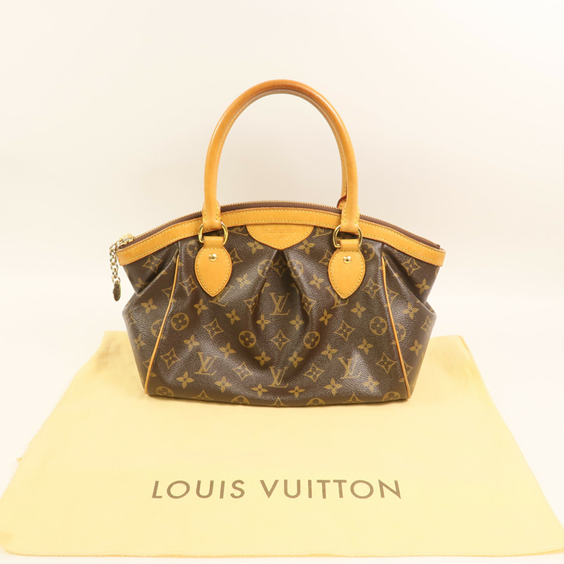 LOUIS VUITTON Monogram Tivoli PM金扣手挽袋-11