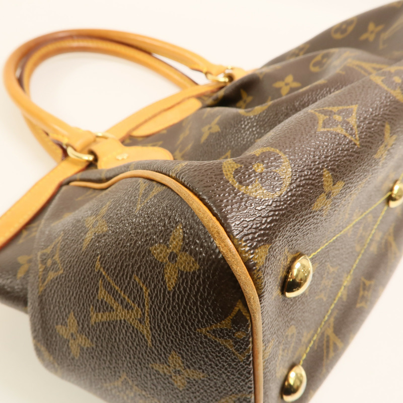 LOUIS VUITTON Monogram Tivoli PM金扣手挽袋-15