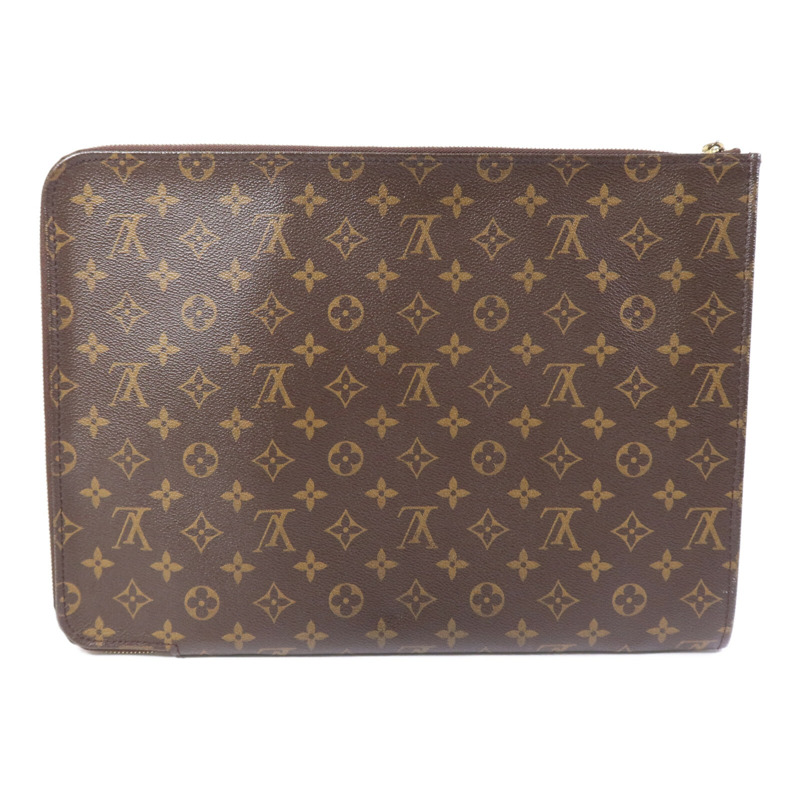 LOUIS VUITTON Monogram Poche Document Briefcase金扣手提包-1