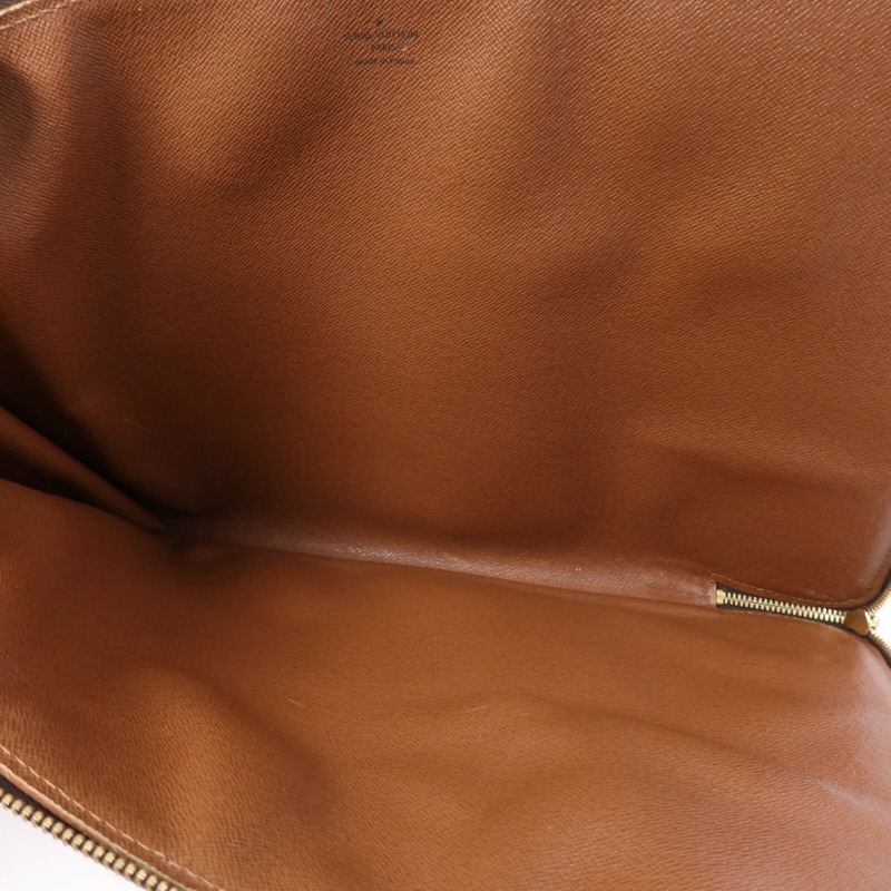 LOUIS VUITTON Monogram Poche Document Briefcase金扣手提包-4