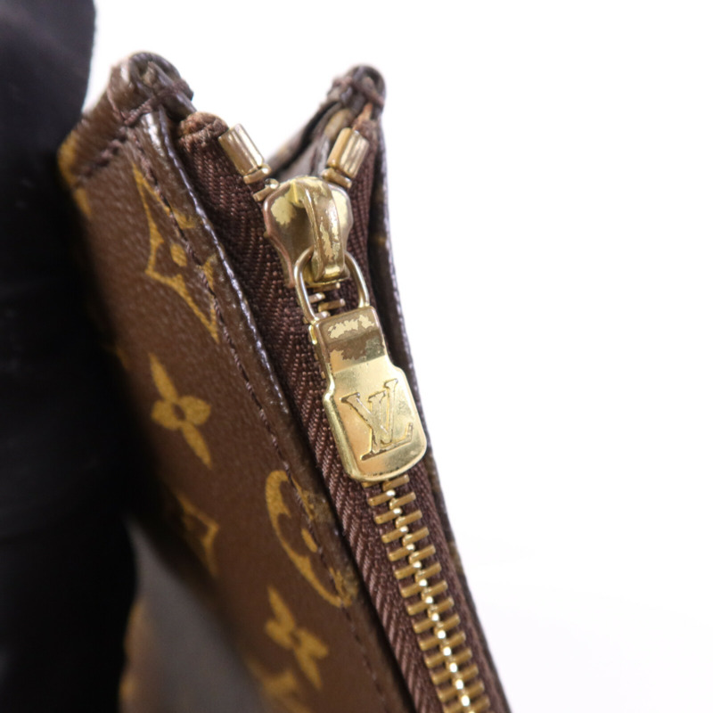 LOUIS VUITTON Monogram Poche Document Briefcase金扣手提包-6