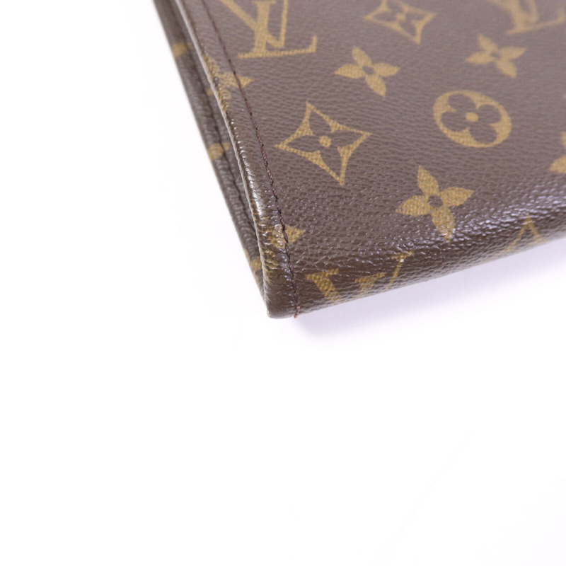 LOUIS VUITTON Monogram Poche Document Briefcase金扣手提包-10