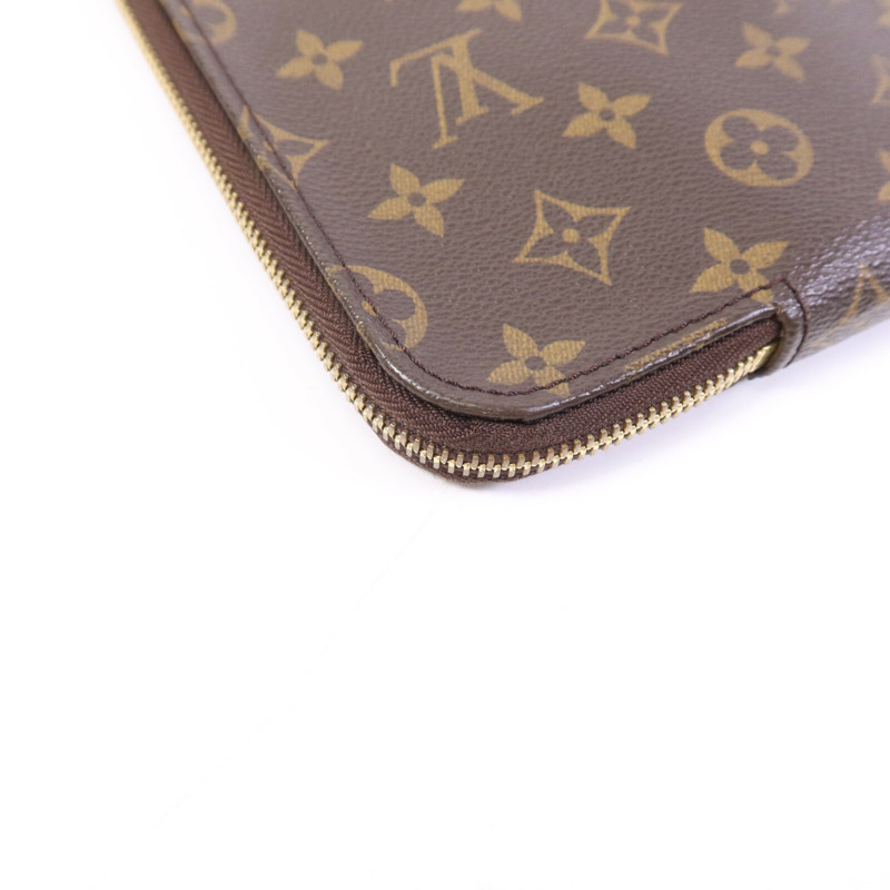 LOUIS VUITTON Monogram Poche Document Briefcase金扣手提包-12