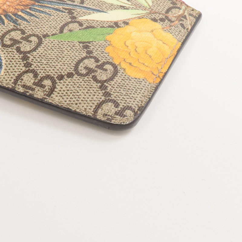 GUCCI 塗層帆布Coin/Card Case金扣零錢包/卡片套-6