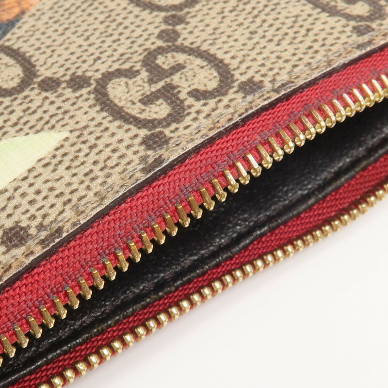 GUCCI 塗層帆布Coin/Card Case金扣零錢包/卡片套-17
