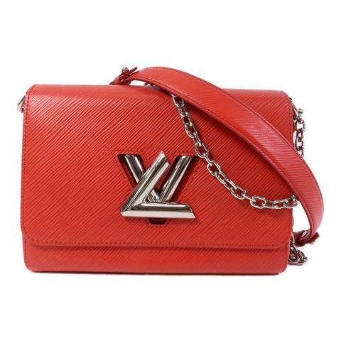 LOUIS VUITTON Epi Twist MM銀扣鏈帶肩背袋