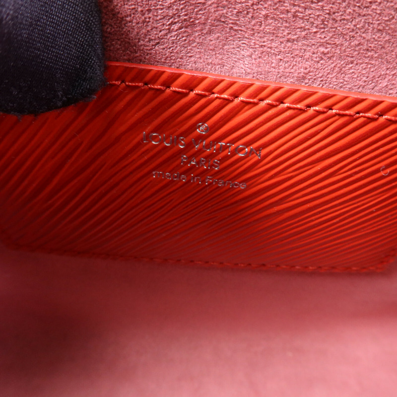 LOUIS VUITTON Epi Twist MM銀扣鏈帶肩背袋-5