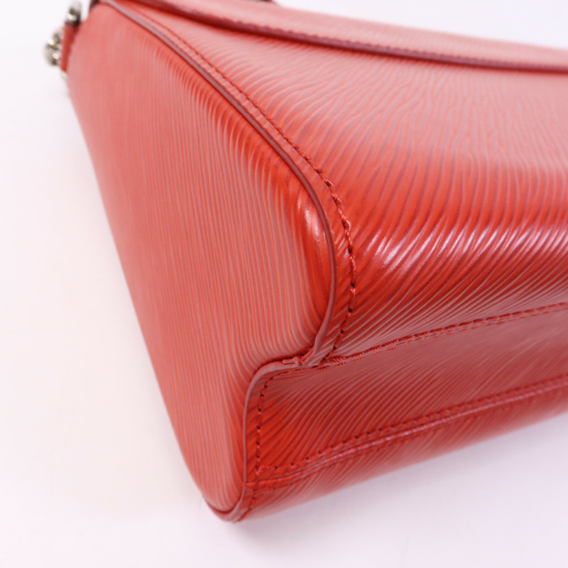 LOUIS VUITTON Epi Twist MM銀扣鏈帶肩背袋-13
