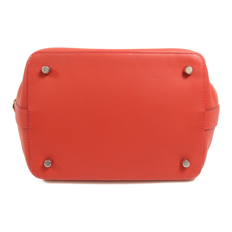 HERMES Swift皮革Toolbox 20銀扣手挽肩背兩用袋-3