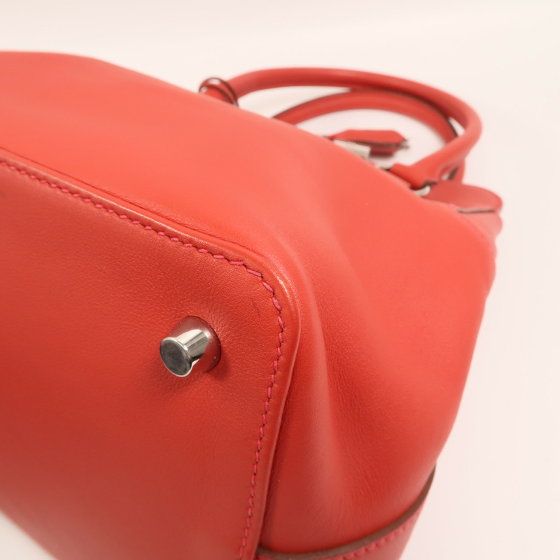 HERMES Swift皮革Toolbox 20銀扣手挽肩背兩用袋-10