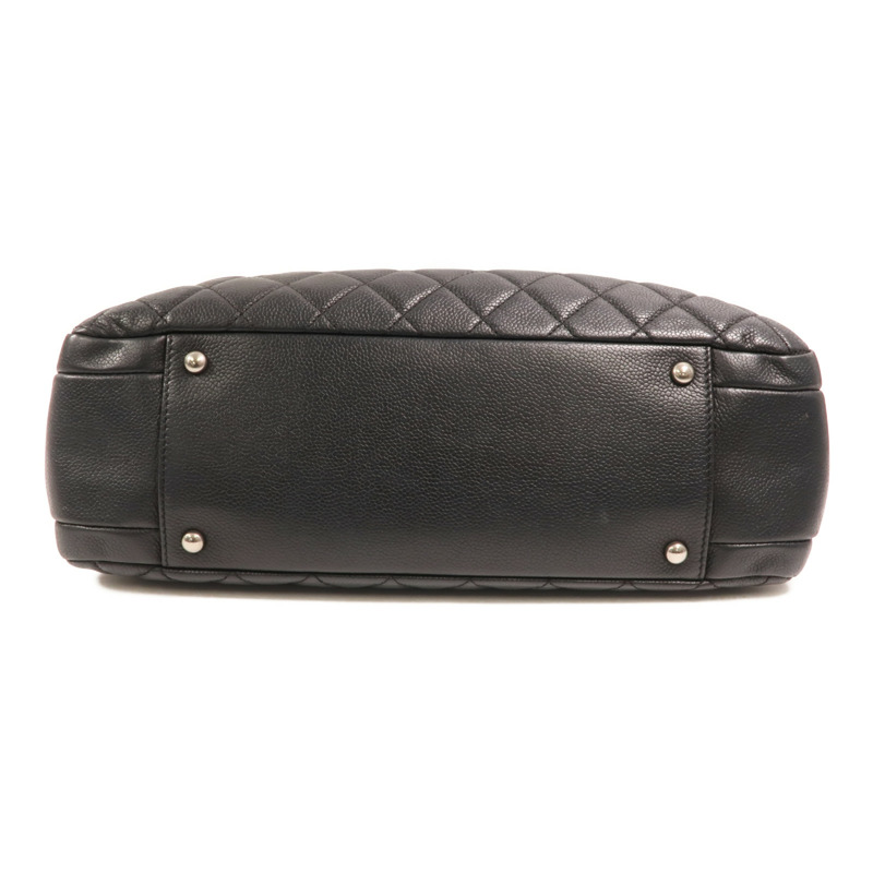 CHANEL 牛皮皮革Urban Companion Tote銀扣鏈帶手挽袋-3