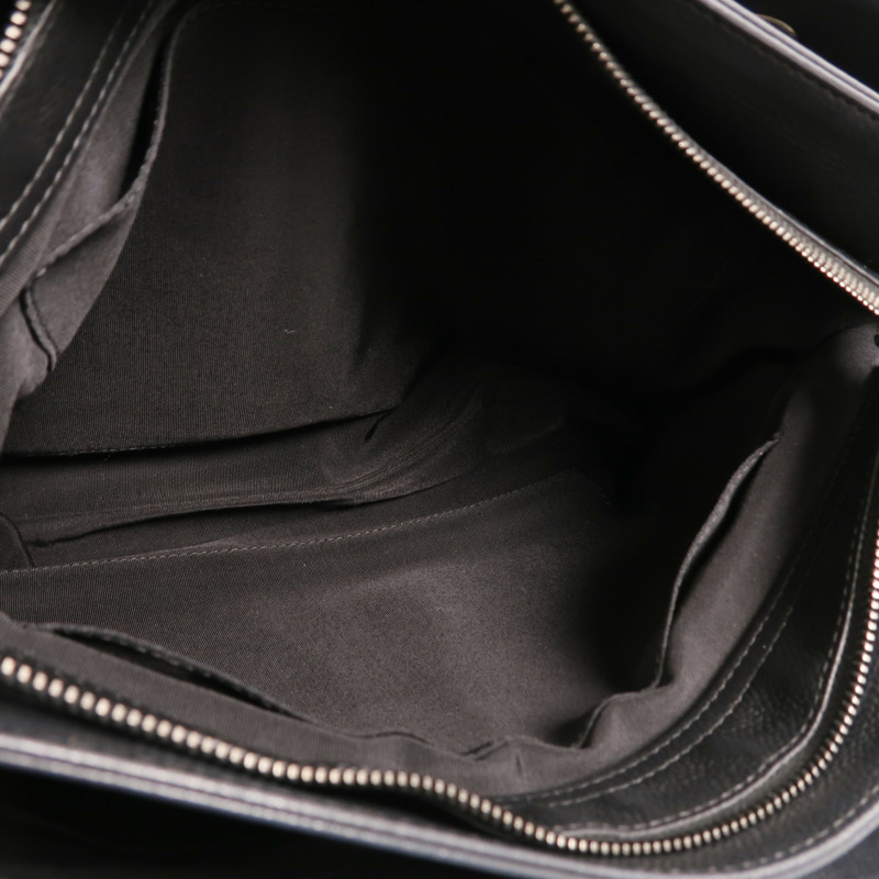 CHANEL 牛皮皮革Urban Companion Tote銀扣鏈帶手挽袋-4