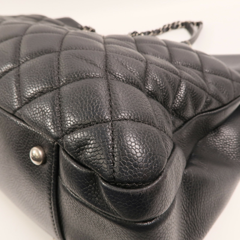 CHANEL 牛皮皮革Urban Companion Tote銀扣鏈帶手挽袋-10