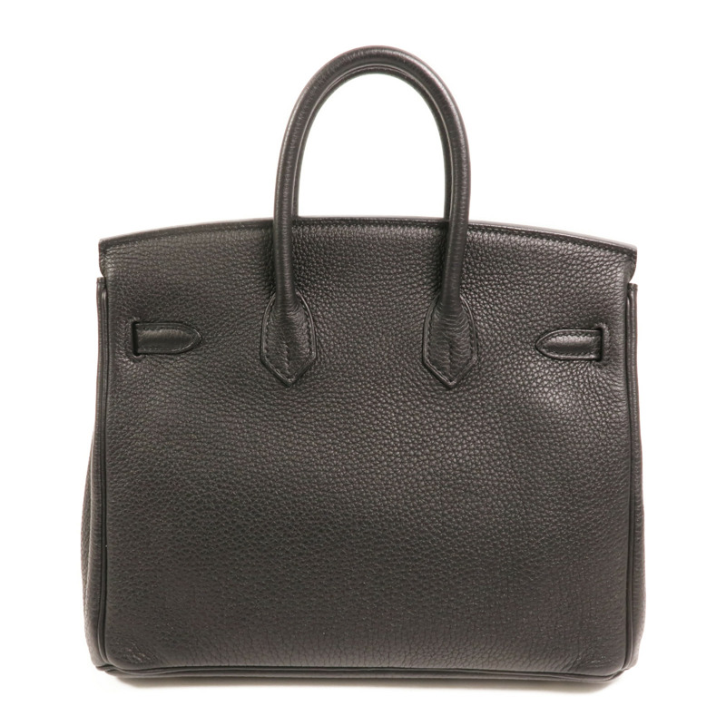 HERMES Togo皮革Birkin 25金扣手挽袋Noir-1