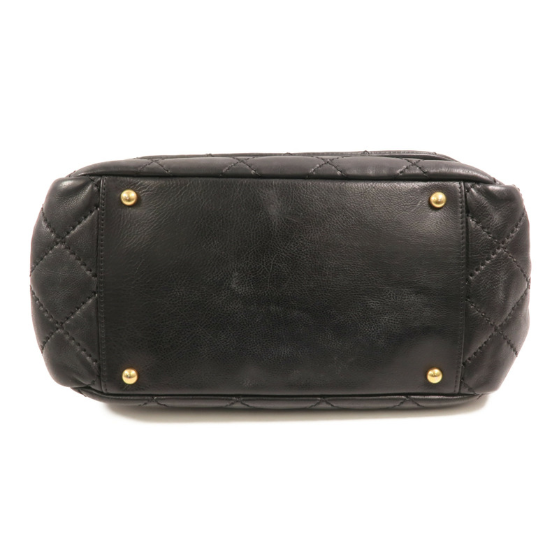 CHANEL 牛皮皮革Chain Shoulder金扣肩背袋-3