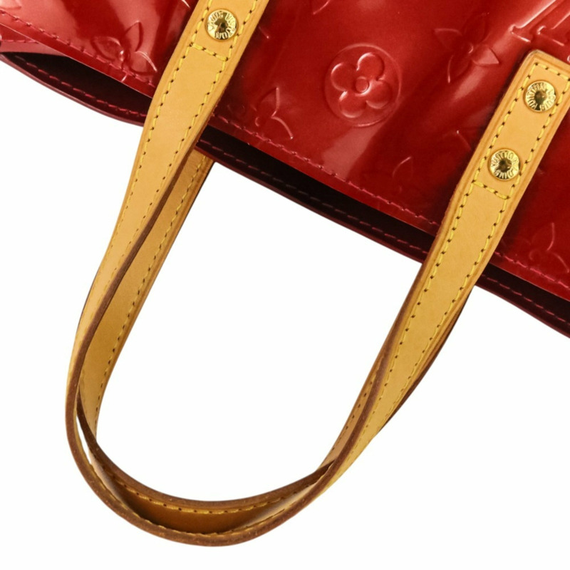 路易威登 Monogram Vernis Lead PM 手提包 M91990 紅色 女士-3
