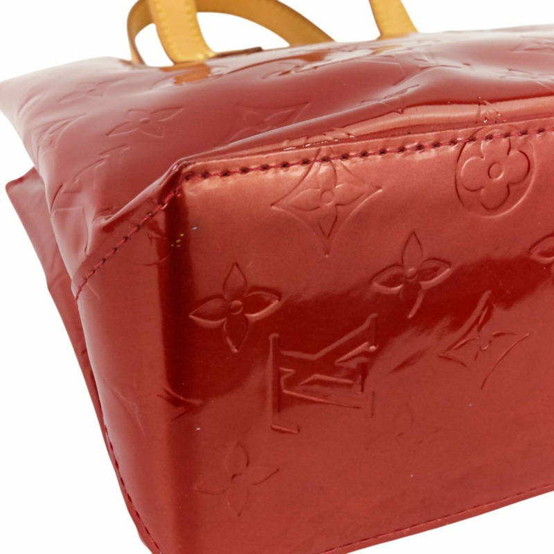 路易威登 Monogram Vernis Lead PM 手提包 M91990 紅色 女士-6