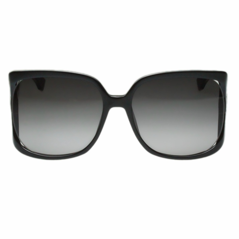 FENDI 時尚太陽眼鏡 (黑色)-3