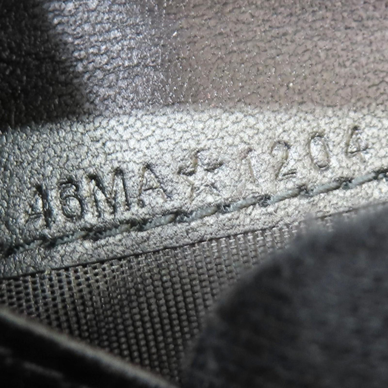 黑色牛皮 Caro Hibiscus L-Zip 三折 短夾【Dior 迪奧】 S5209UWHC-8