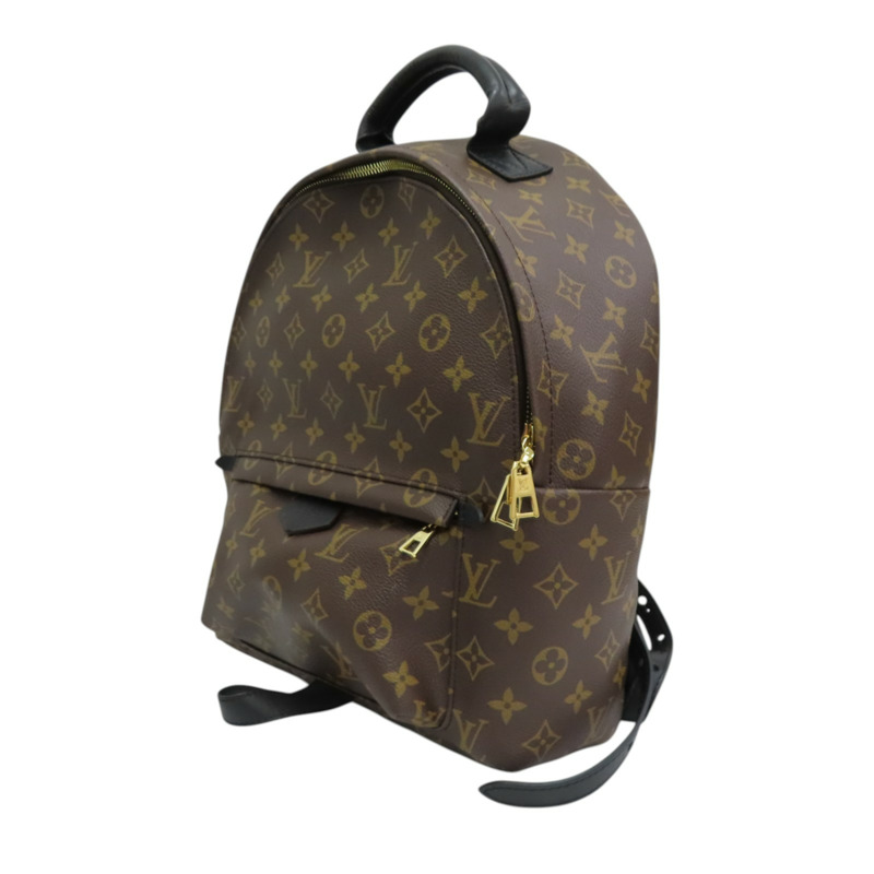 棕色 原花 帆布 Palm Springs MM 後背包【LOUIS VUITTON LV 路易威登】 M44874-2