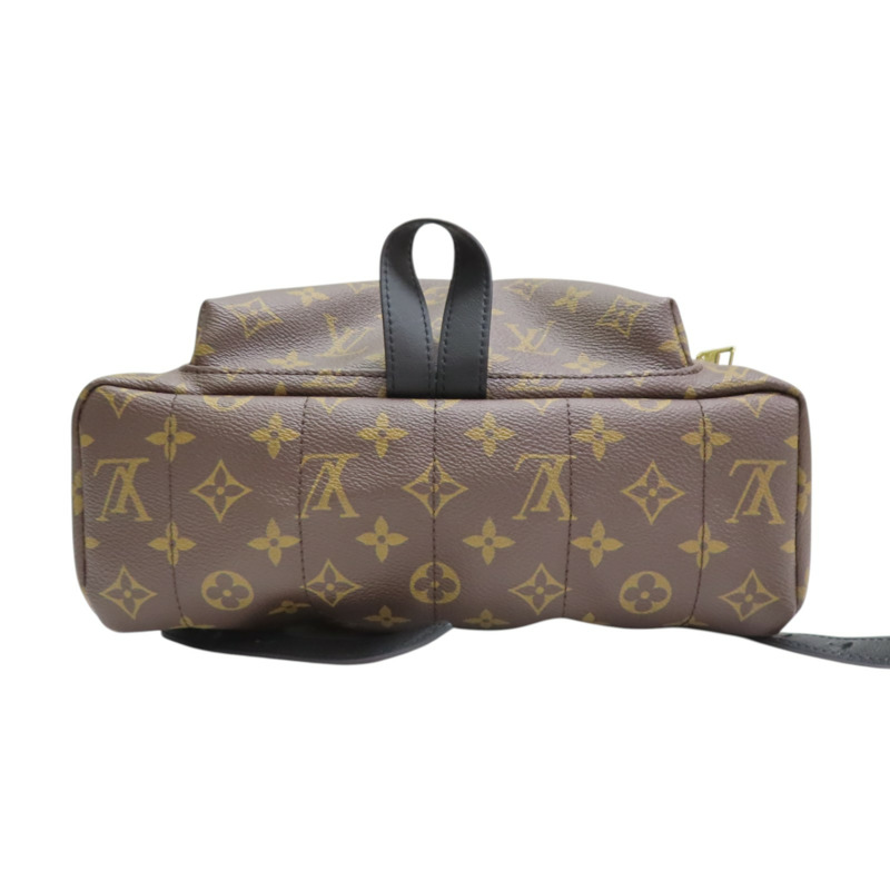棕色 原花 帆布 Palm Springs MM 後背包【LOUIS VUITTON LV 路易威登】 M44874-3