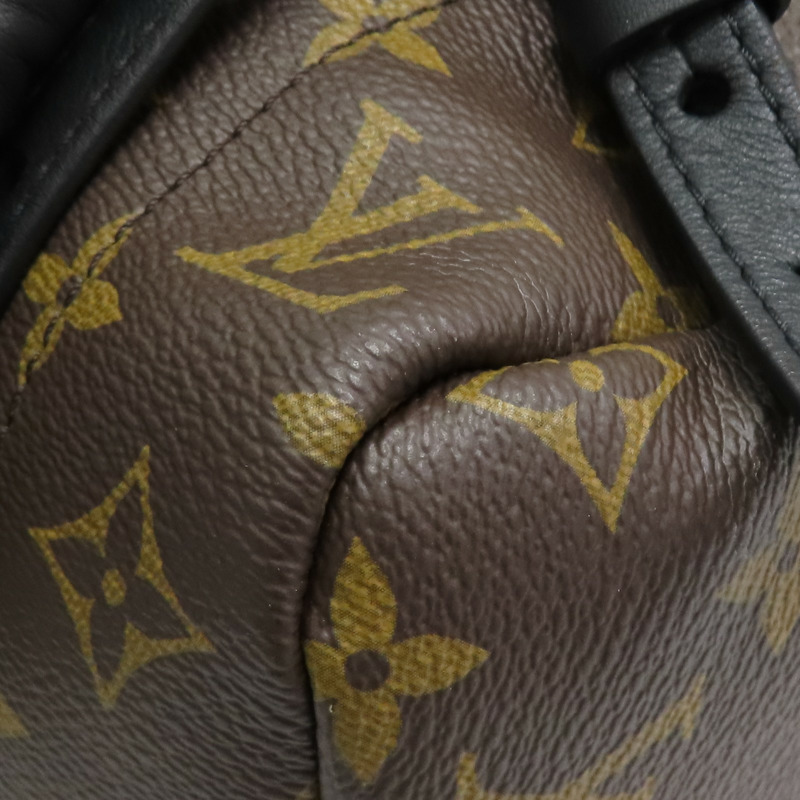 棕色 原花 帆布 Palm Springs MM 後背包【LOUIS VUITTON LV 路易威登】 M44874-14