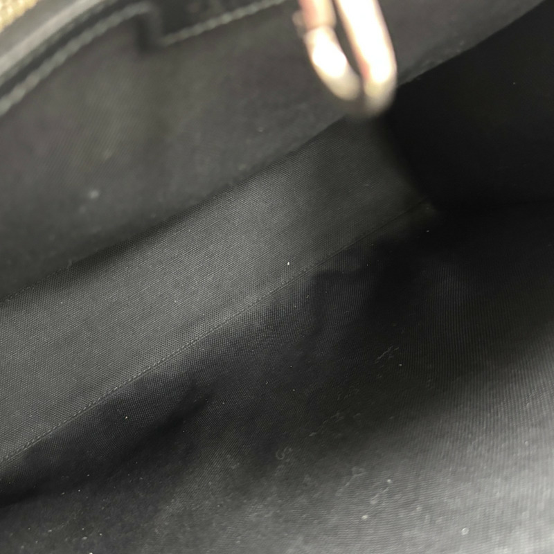 黑色 GG Supreme 帆布 Interlocking G 中型手提包 兩用包【GUCCI 古馳】 674155-4