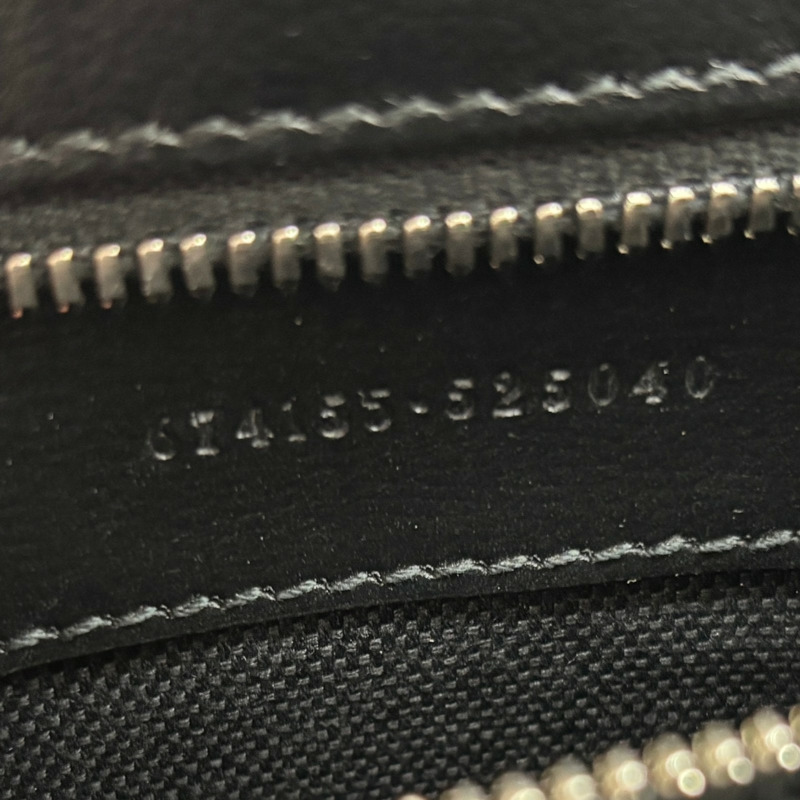 黑色 GG Supreme 帆布 Interlocking G 中型手提包 兩用包【GUCCI 古馳】 674155-6