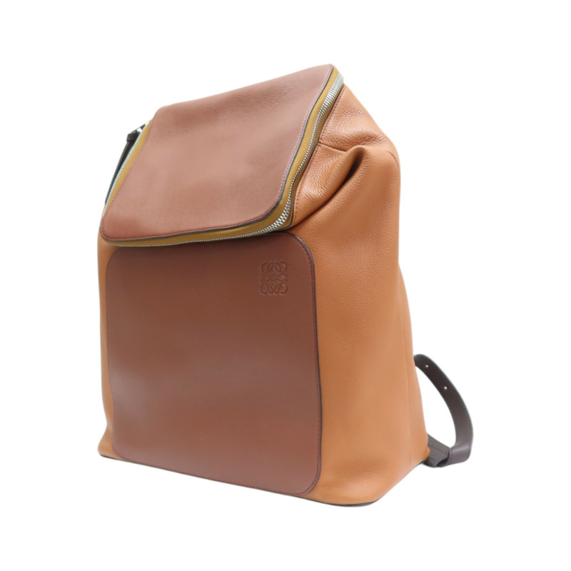 棕色 牛皮 GOYA 後背包【LOEWE 羅威】-2